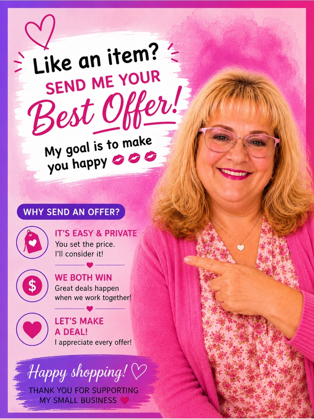 Like & send me your best offer! My goal is to sell and make both of us h…